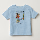 kind, jongen die pirate Parrot Bird speelt Kinder Shirts (Voorkant)