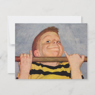  Kind, Jongen Doing Chin Ups, Uitoefening Sport