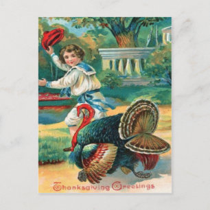 Kind & Kalkoen Briefkaart