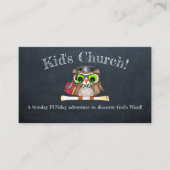 Kind Kerk Zondagsschool Incentive Punch Visitekaartje (Voorkant)