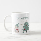 Kind Kerst Gepersonaliseerde Mok (Links)