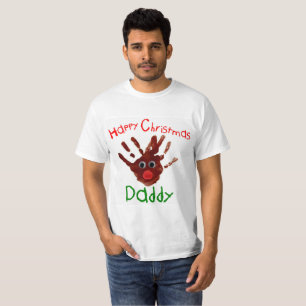 Kind kerstdruk T-shirt Rudolph reind