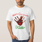 Kind kerstdruk T-shirt Rudolph reind (Voorkant)