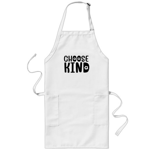 Kind kiezen lang schort (Voorkant)