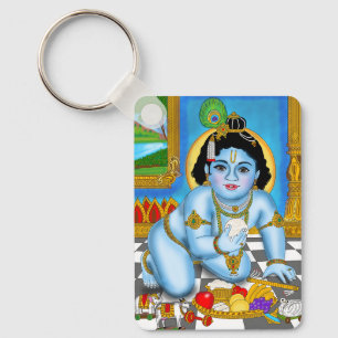 Kind Krishna-sleutelhanger Sleutelhanger