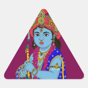 Kind Krishna Sticker