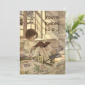  kind Leest Afstuderen boekschool Kaart (Staand voorkant)