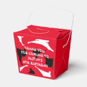 Kind martial arts karate Verjaardagsfeestgunst box Bedankdoosjes (Voorkant Zijde)