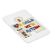 Kind met Donkerbruin Meisje 2 van het Autisme Magneet (Rechterzijde)