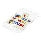 Kind met Donkerbruin Meisje 2 van het Autisme Magneet (Linkerzijde)