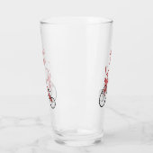 Kind met drie kerst Pint Soda Glass Glas (Links)