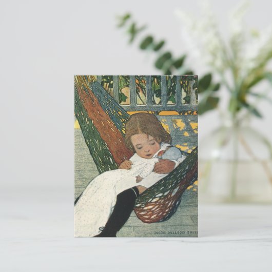  kind met een dollar van Jessie Willcox Smith Briefkaart (Staand voorkant)