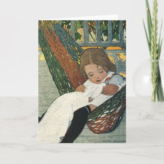  kind met een dollar van Jessie Willcox Smith Kaart (Voorkant)