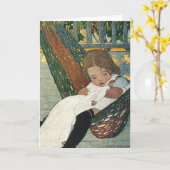  kind met een dollar van Jessie Willcox Smith Kaart (Gele Bloem)