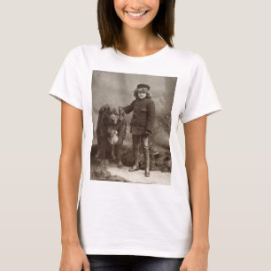 Kind met hond, C1885 T-shirt