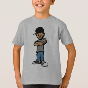 Kind met hoogte t-shirt