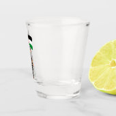 Kind met Keffiyeh Palestina Vlag en Olijfboom Shot Glas (Rechts)