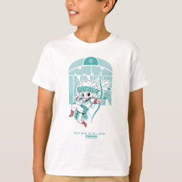 Kind met pijl en met boog t-shirt