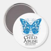 Kind: Misbruik Butterfly Magneet (Voorkant / Achterkant)