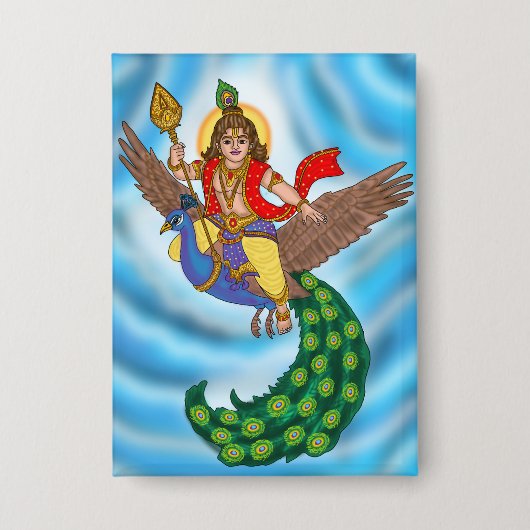 Kind Murugan Knop Button (Voorkant)