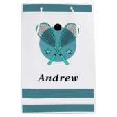 Kind naam van Racquetball Rackets Player Coach Medium Cadeauzakje (Voorkant)