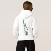 Kind New York Hoodie Statue of Liberty Souvenir (Achterkant volledig)