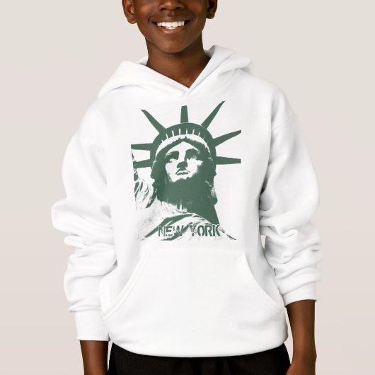 Kind New York Hoodie Statue of Liberty Souvenir (Voorkant)