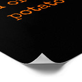 Kind Of Salty Tato Funny Sarcastic Quote For Moody Poster (Hoek)