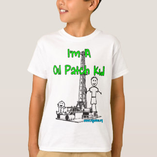 Kind oliepatch t-shirt