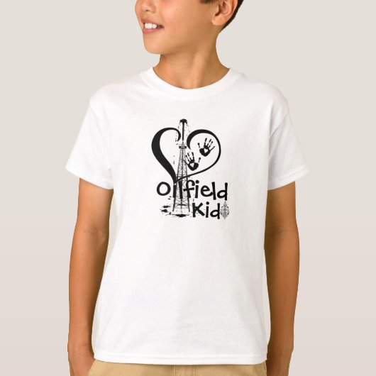 Kind olievelden t-shirt (Voorkant)