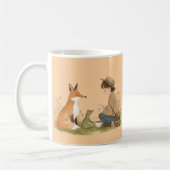 Kind_Ones Morning Mug – Fox & Frog Whimsical Art (Gauche)