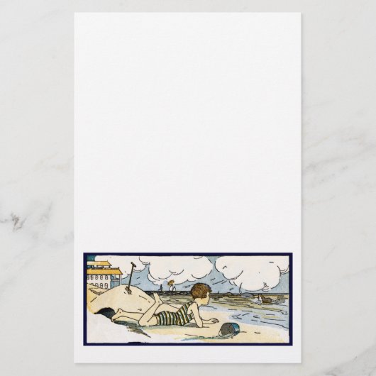 Kind op doorsnee kunst flyer (Voorkant)