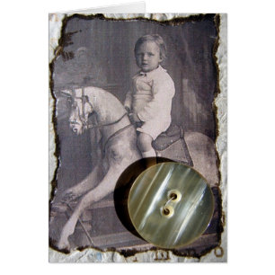 kind op gemixte dragers voor Rocking Horse