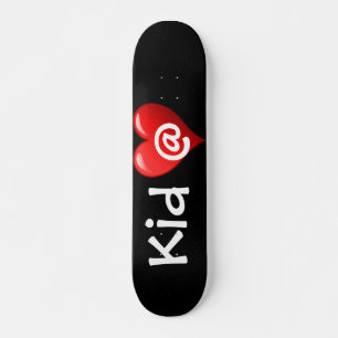 Kind op het hartskateboard skateboard