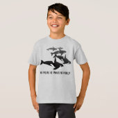 Kind Orca Whale T-Shirt Organic Orca Shirt (Voorkant volledig)