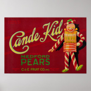 Kind peratuurlabelMedford, of Poster