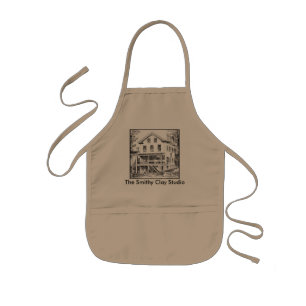 Kind Pottery Apron Kinder Schort