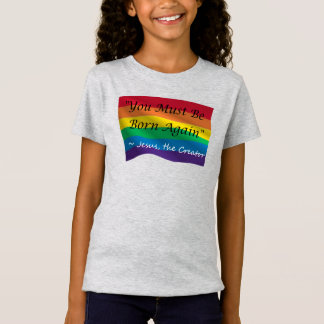 Kind Rainbow Pride Shirt "Weer geboren"