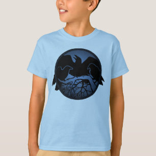 Kind Raven Shirten Raven Crow Art Kind T-shirt