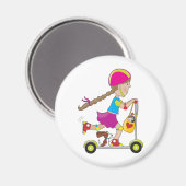 Kind scooter magneet (Voorkant / Achterkant)