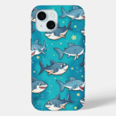 kind shark phone case (Achterkant)