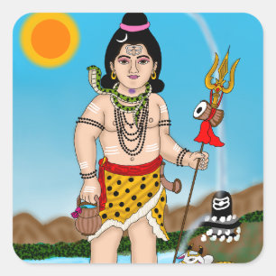 Kind Shiva Sticker