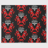 Kind speciaal agent cadeaupapier (Vlak)