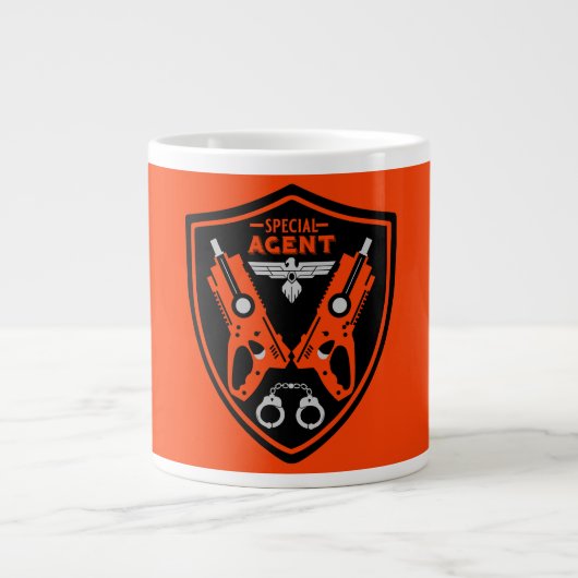 Kind speciaal agent extra grote beker (Voorkant)