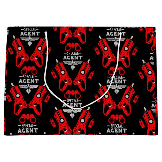Kind speciaal agent groot cadeauzakje (Voorkant)