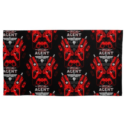 Kind speciaal agent kussensloop (Voorkant)