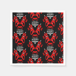 Kind speciaal agent servet