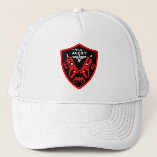 Kind speciaal agent trucker pet (Voorkant)
