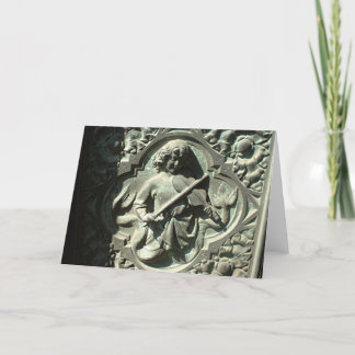 Kind speelt viool kaart