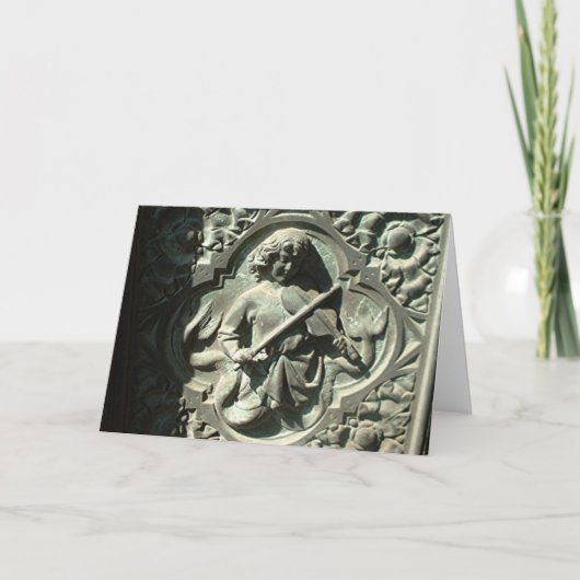 Kind speelt viool kaart (Voorkant)